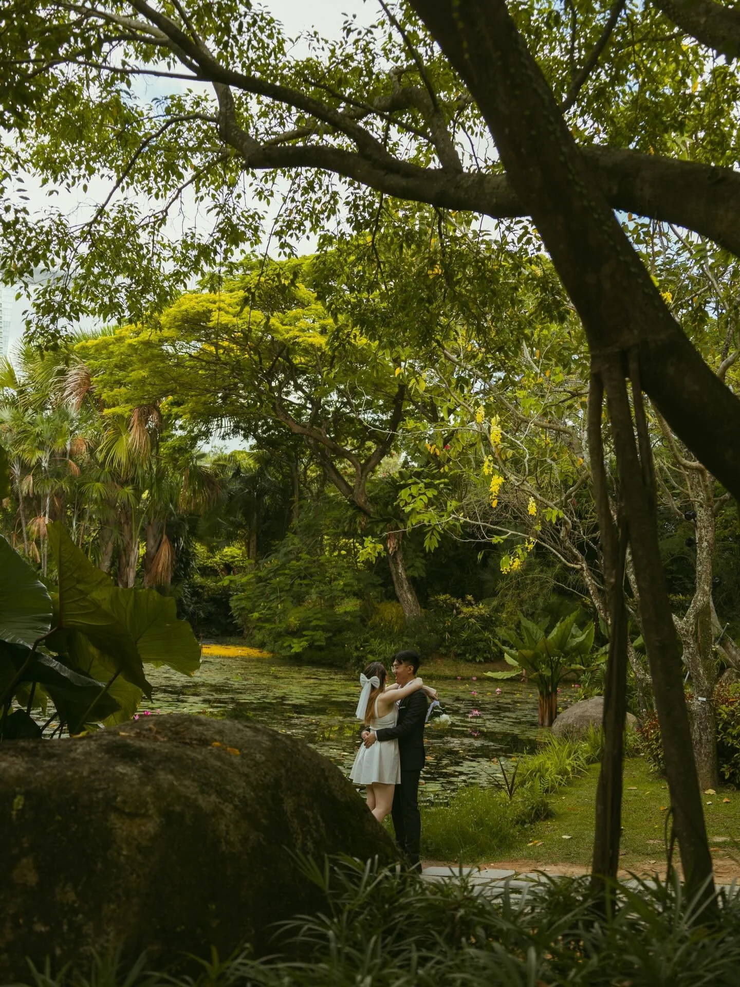 Hand in hand, wherever life takes us 🤍

JX &amp; L 

they are holding a small solemnisation tmr 💐