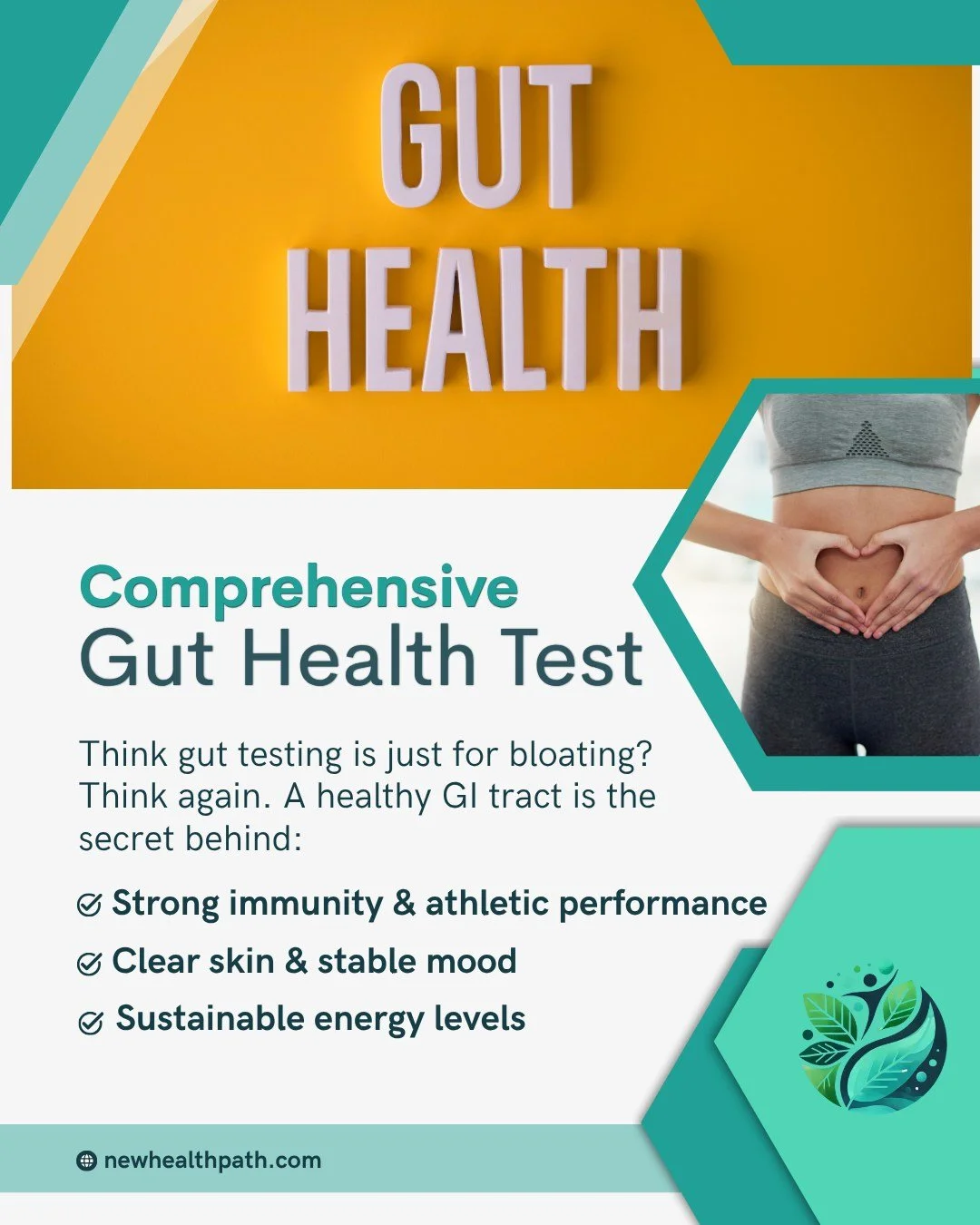 Before you start any health journey, you need a map. Starting without a baseline is just guesswork. At New Health Path, that map starts with your gut. Stop Guessing. Start Testing. 🔍 

I provide a Comprehensive GI Profile that doesn&rsquo;t just loo