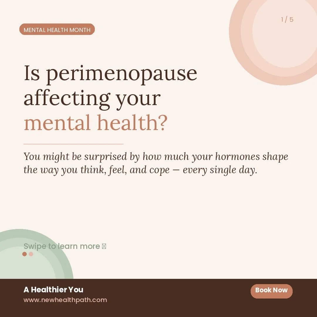 If you&rsquo;ve been feeling anxious, emotional, or just not like yourself lately, this post is for you. 💛

Perimenopause doesn&rsquo;t always look like hot flashes. Sometimes it looks like:
&rarr; Waking up at 3am with your heart racing
&rarr; Cryi