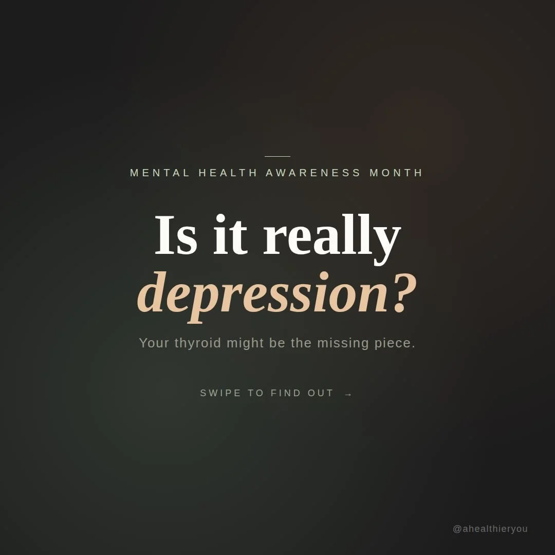 🦋 Is your thyroid being overlooked?

Brain fog. Low mood. Exhaustion. Anxiety that won&rsquo;t quit.

These aren&rsquo;t just signs of stress or &ldquo;getting older&rdquo;, they might be your thyroid speaking.

1 in 8 women will develop a thyroid d