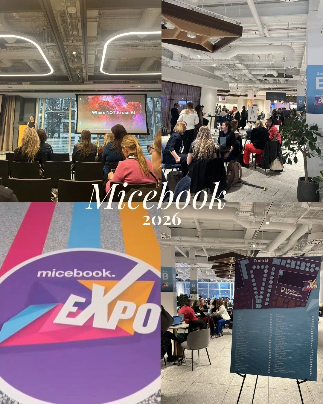 Just catching up from last week, it was a busy one for us - starting with a busy few days at @micebook Expo! 💡

Our thoughts - Brilliantly curated, full of great conversations and packed with people we genuinely wanted to meet.

Being in the room, b