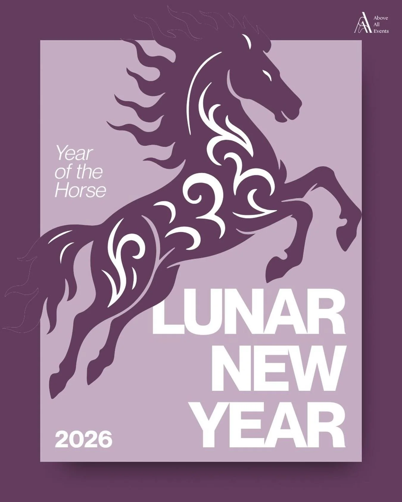 Happy Lunar New Year! 🧧✨

Welcoming 2026, the Year of the Horse 🐎

A symbol of strength, freedom, and unstoppable energy. Here&rsquo;s to chasing dreams, embracing new adventures, and heading boldly into a year full of growth and success. 

Gong Xi