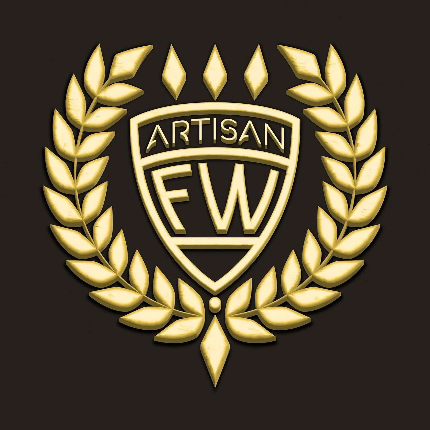 Crafted a new logo for Artisan Forged Wheels - a luxury manufacturer specializing in custom wheels  for performance cars and trucks. Stoked to see the logo engraved on their products. Show @artisanforged some love on IG! #artisan #forgedwheels #gold 
