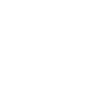 A black and white circular emblem with intricate line art design.