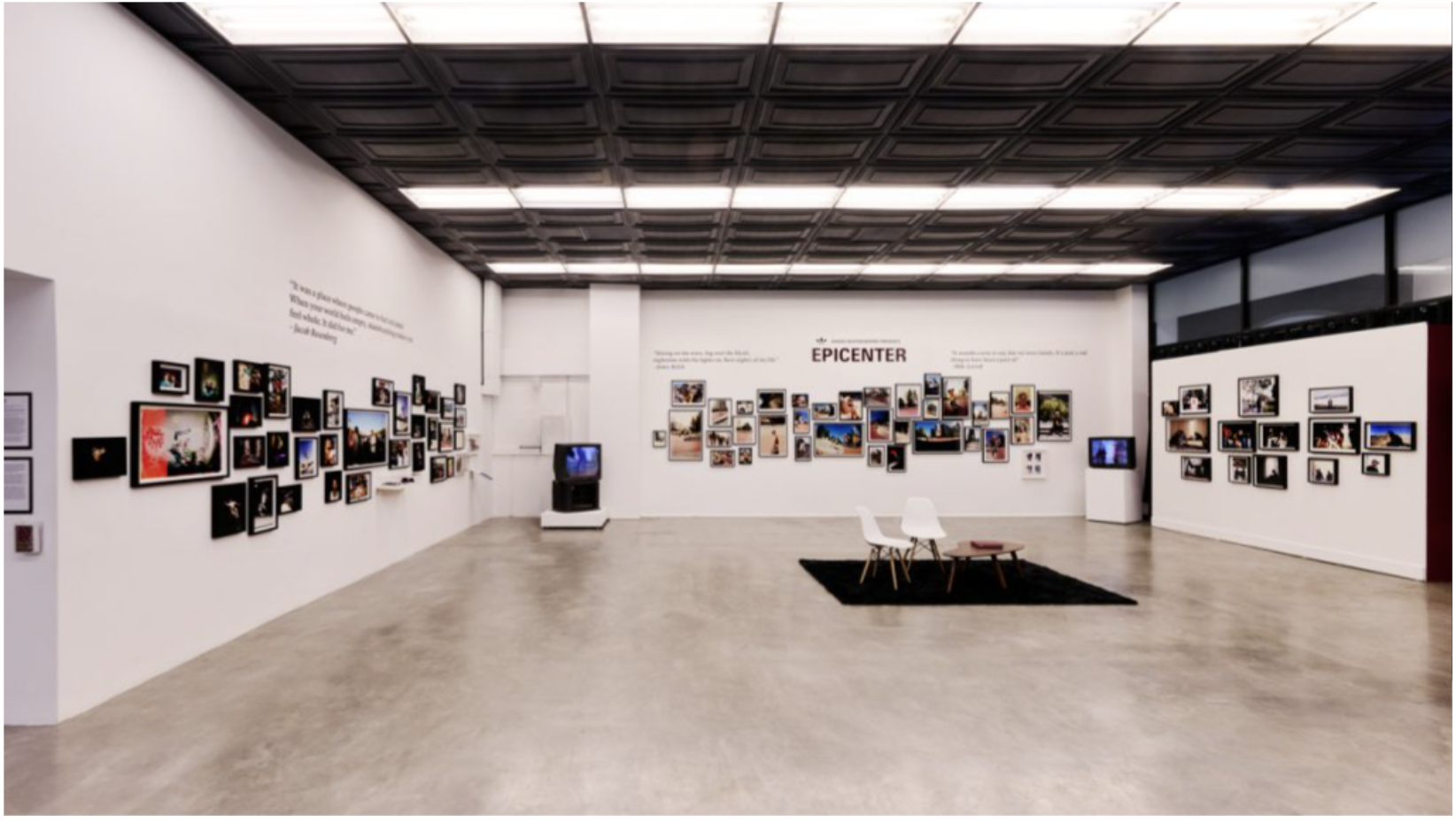 Epicenter installation view of Skateboard Culture