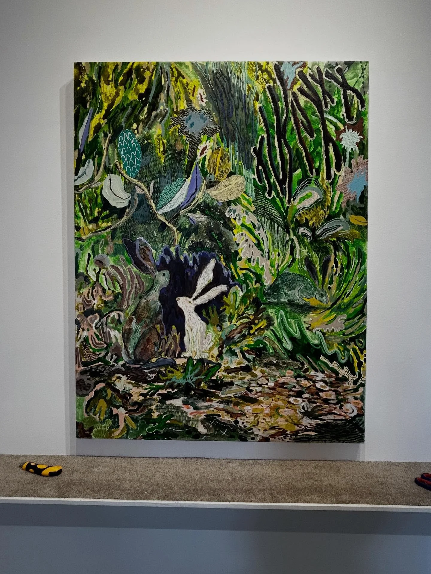 Melanie Daniel: Yours to Inherit @maybaumgallery Simply sublime! #sfart #painting #visualstorytellers