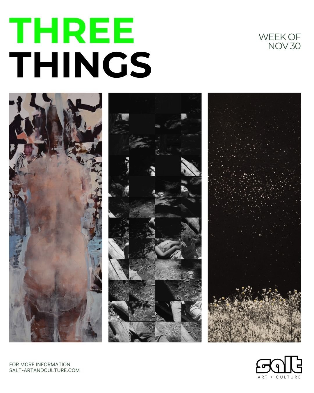 THREE THINGS: Week of 11.30.25

ONE: Alex Kanevsky: Field Trip at Dolby Chadwick

TWO: Rose Marie Cronwell, A Geological Survey at EQUINOM Gallery

THREE: Yamamoto Masao at Robert Koch Gallery

#threethingssf #sfart #sfartscene #paintings #figurative