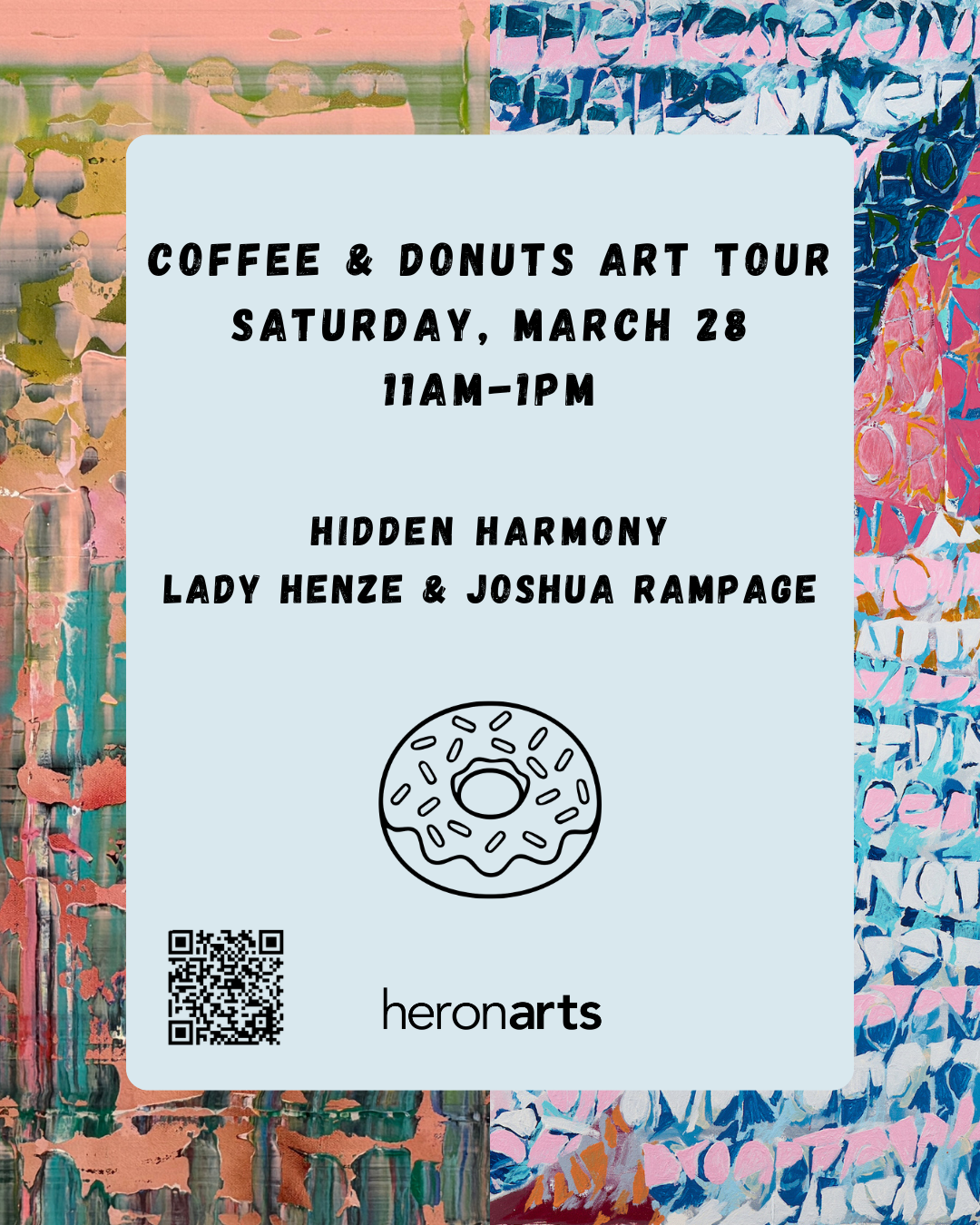 Hidden Harmony Coffee & Donuts Art Tour