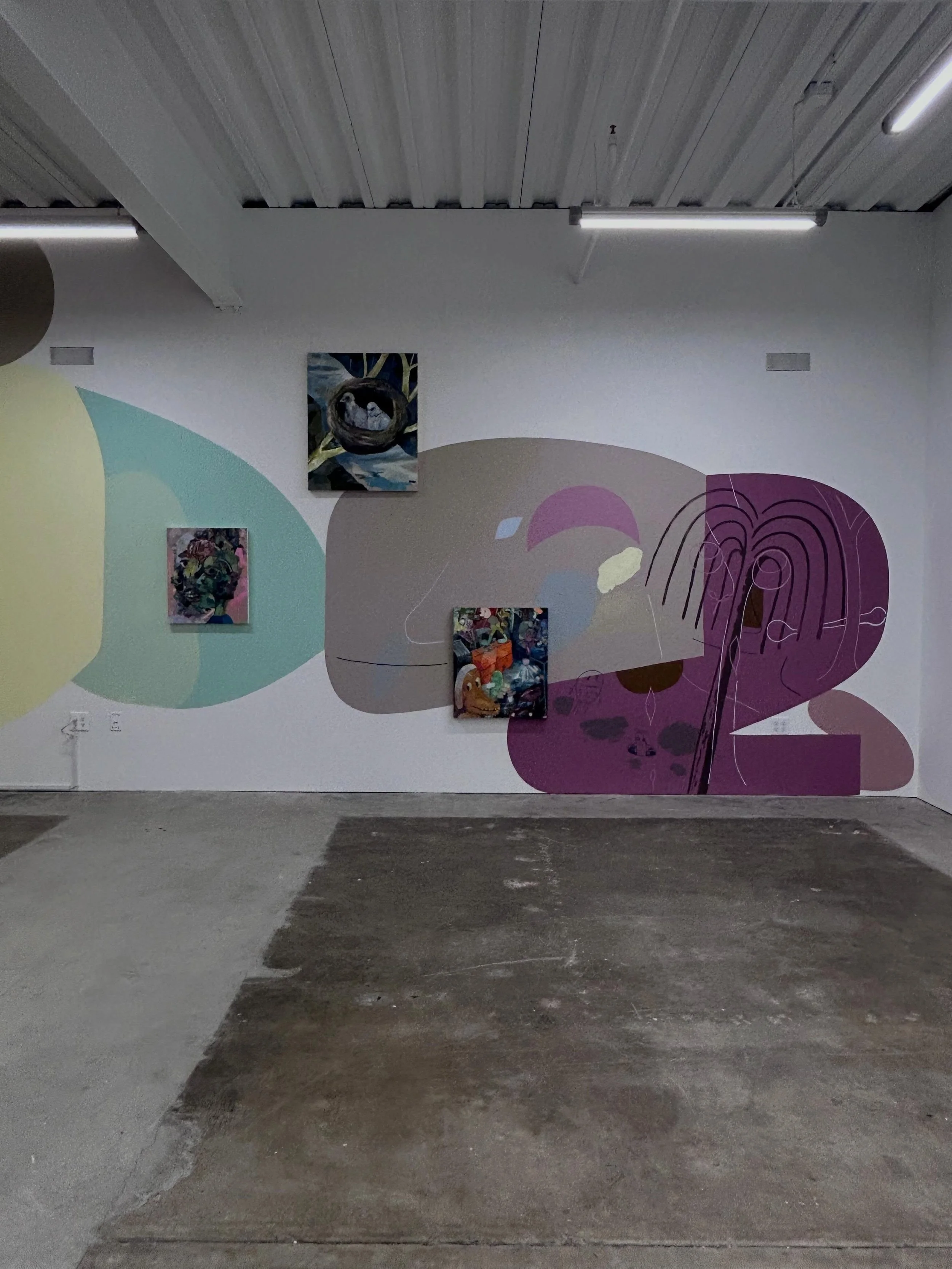 &ldquo;A Creature Having A Dream About  Himself&rdquo; at Harman Projects, MSP #painting #drawing #installation #sfart