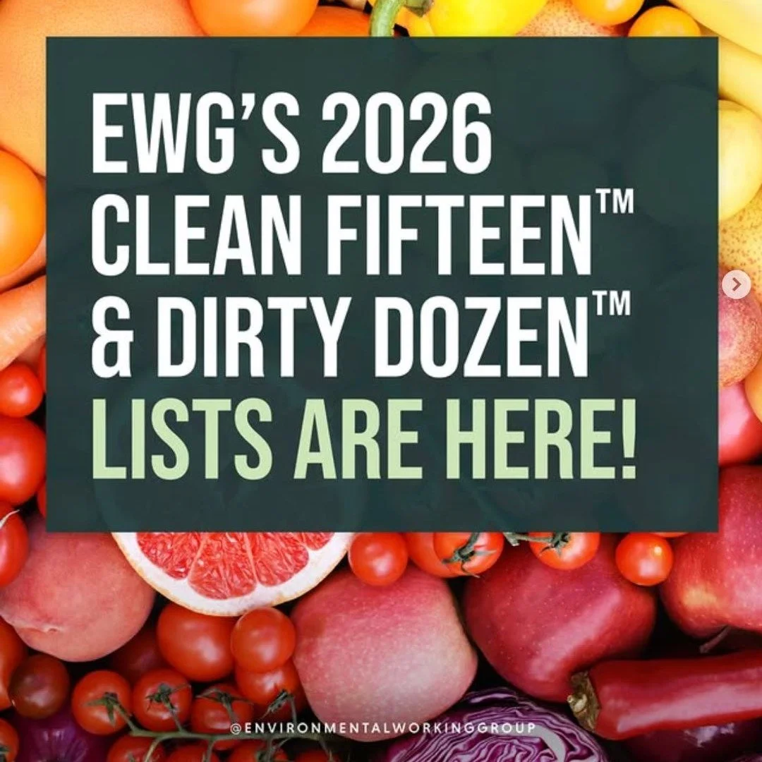 &ldquo;Do I need to buy everything organic?&rdquo;

I get this question all the time&mdash;especially lately with grocery prices being what they are.

@environmentalworkinggroup just put out the 2026 Clean 15 and Dirty Dozen list. So helpful to prior