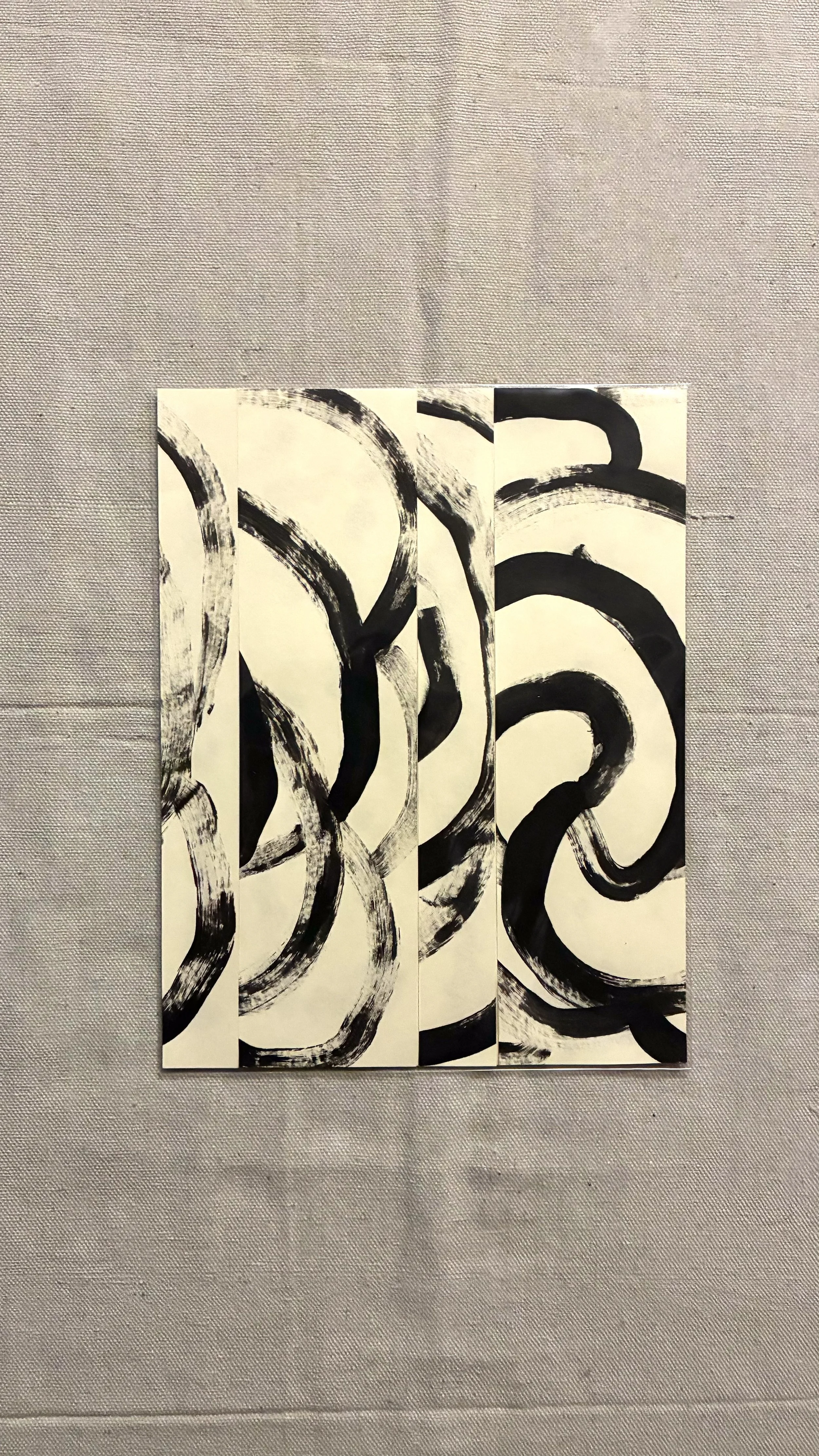 Paper Collage - Black/Off White