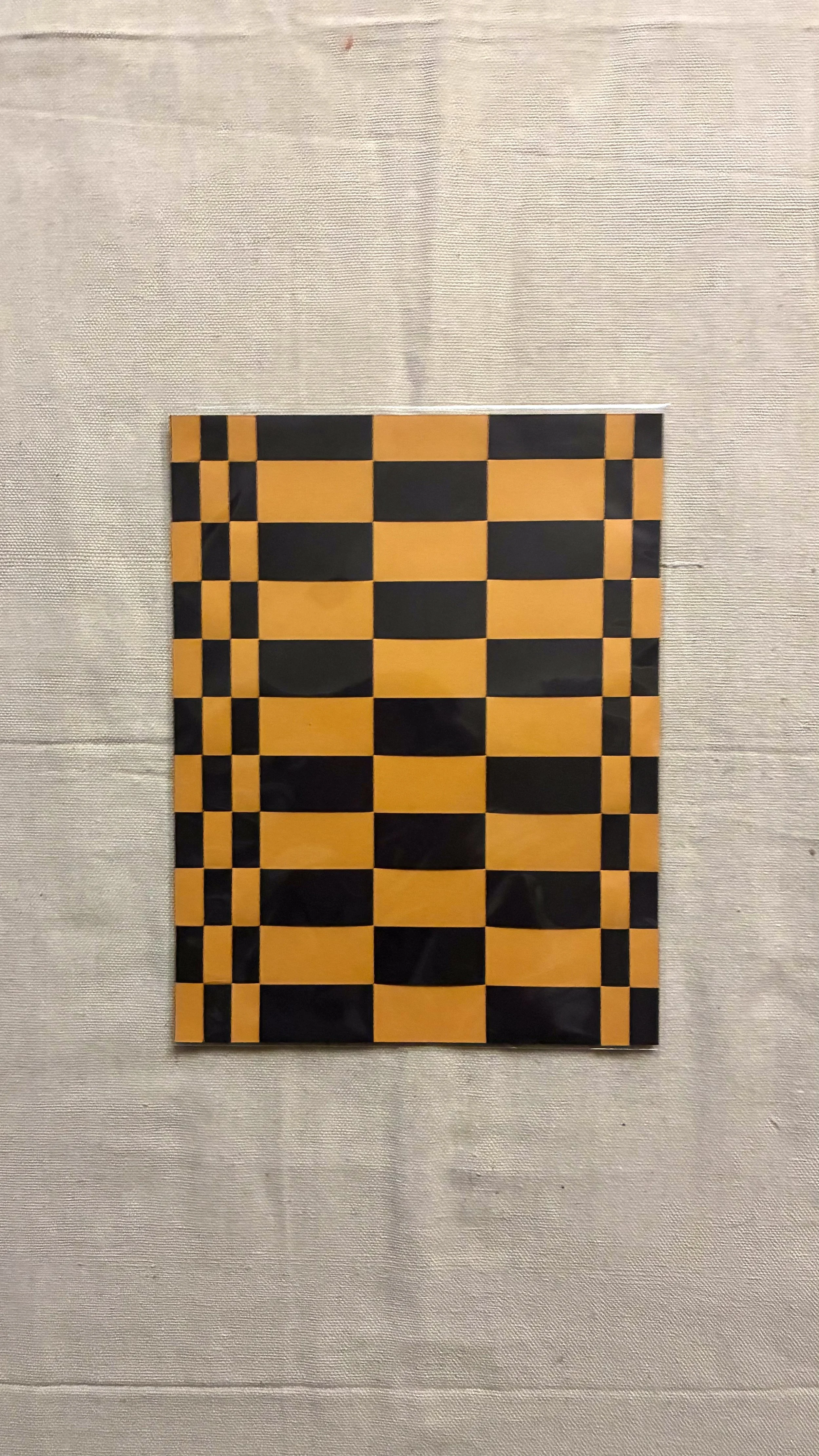 Paper Weave - Warm Yellow/Black