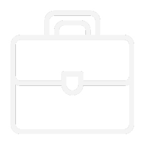 Line drawing of a briefcase.