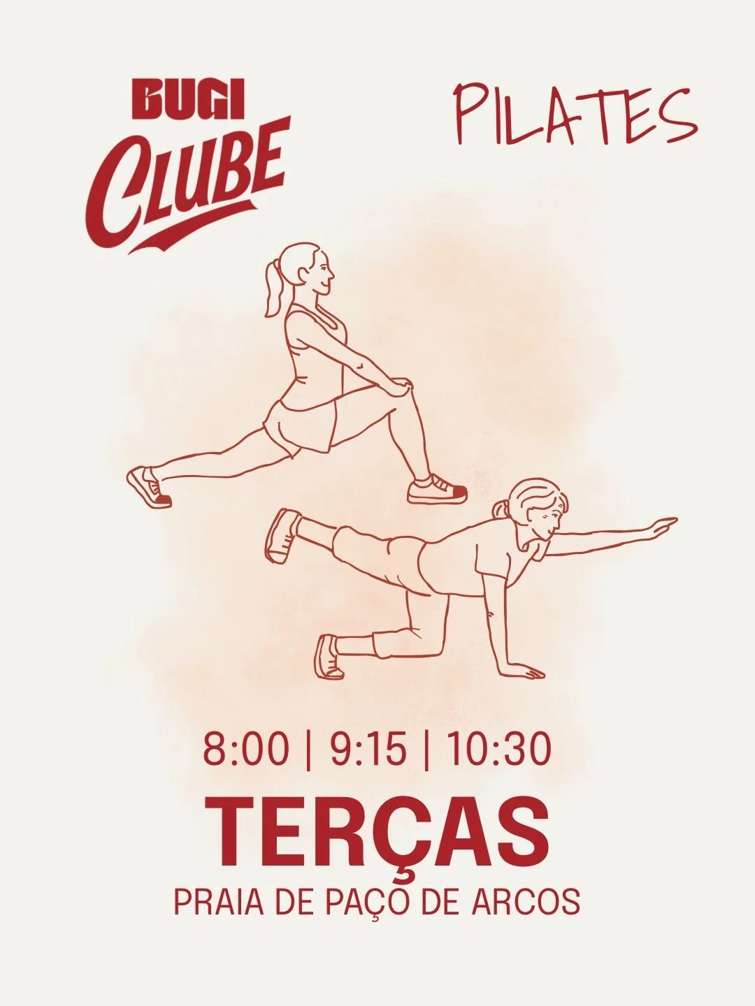 Mais uma novidade que acaba de chegar ao clube mais cool da linha. 😎💪🏼

No dia 31/03, juntamo-nos para uma Open Class de Pilates: flexibilidade, alongamentos e aquele reset que sabe mesmo bem. E, por falar em sabor, porque n&atilde;o tomar o peque