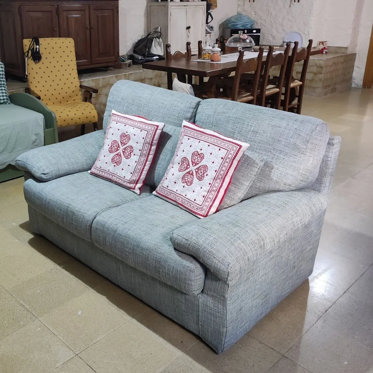 Rivestimento divano completo pi&ugrave; cuscini 🤩