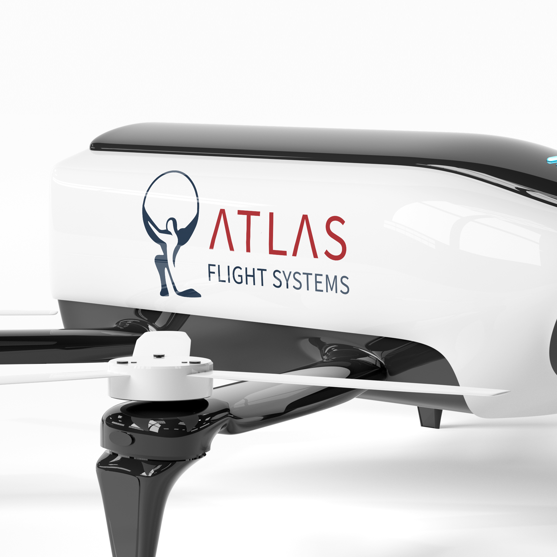 Drone mockup, not representative of actual product (Photoshop)