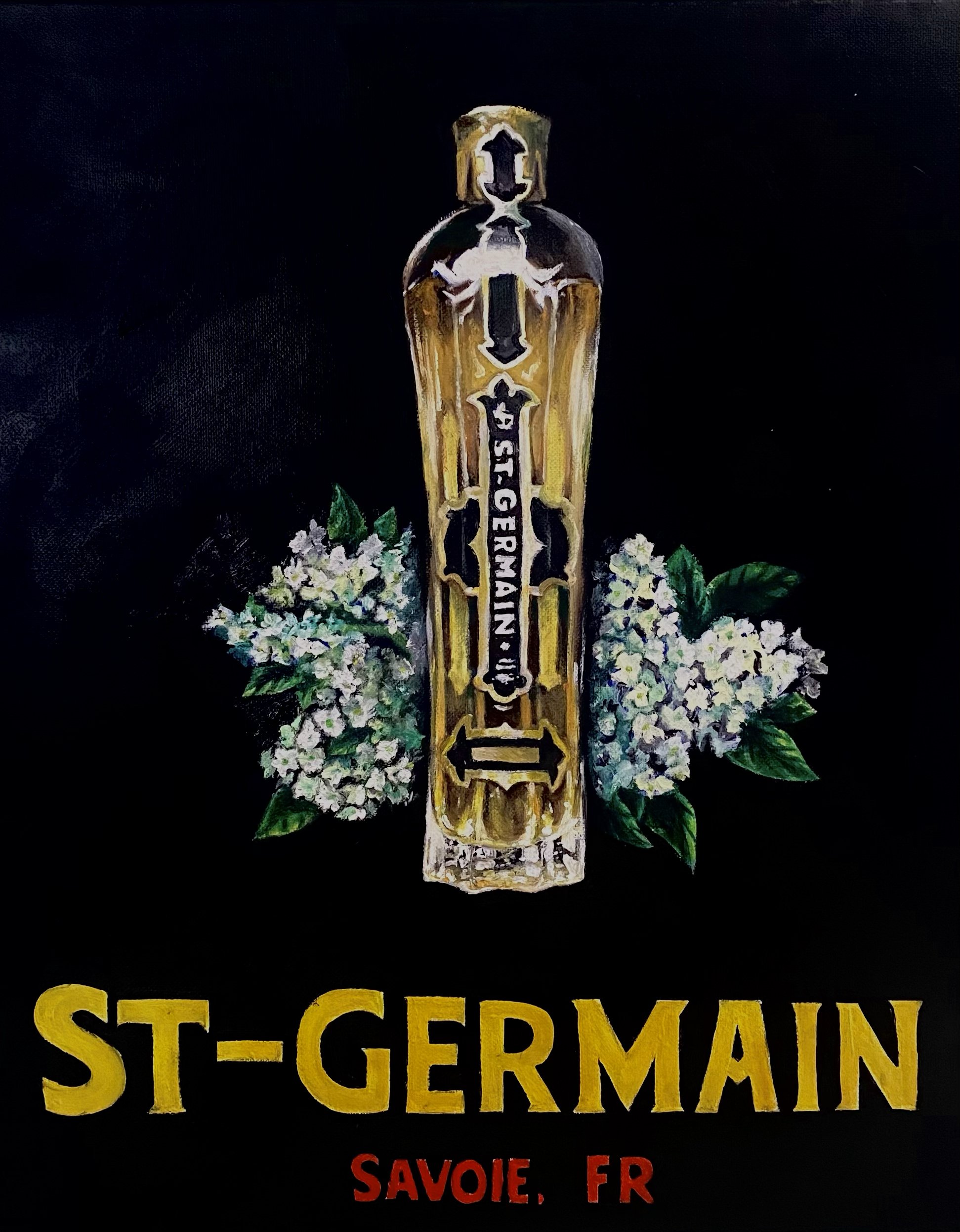 St Germain oil painting