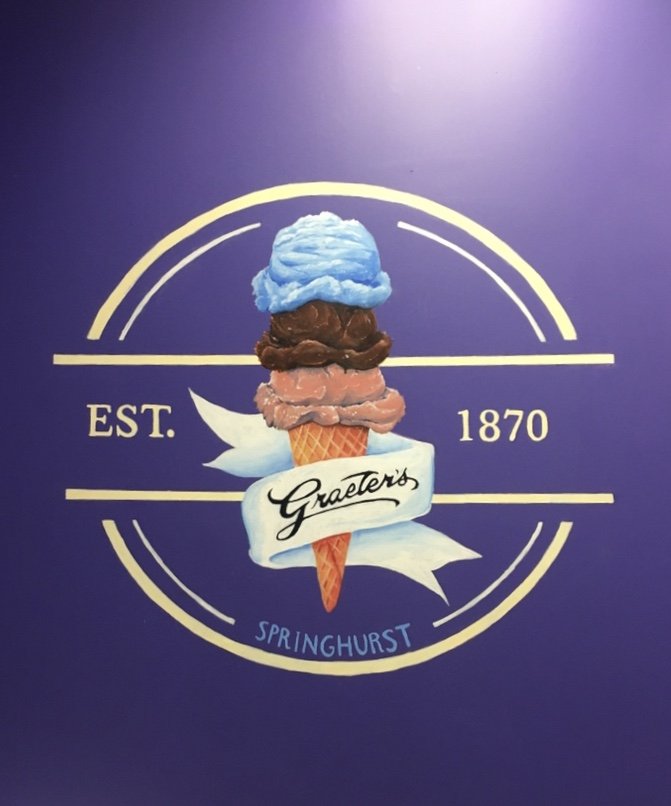 Graeter's mural (Springhurst, KY location)