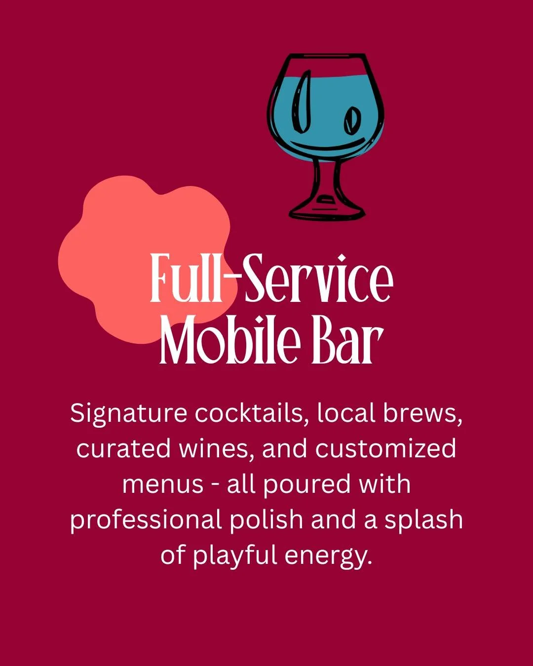 Signature cocktails, local brews, curated wines, and custom menus&mdash;served wherever the party goes 🍸✨ Our full-service mobile bar brings the flavor, the flair, and a splash of playful energy to every event.

#sippingprettykc #mobilebar #mobileba