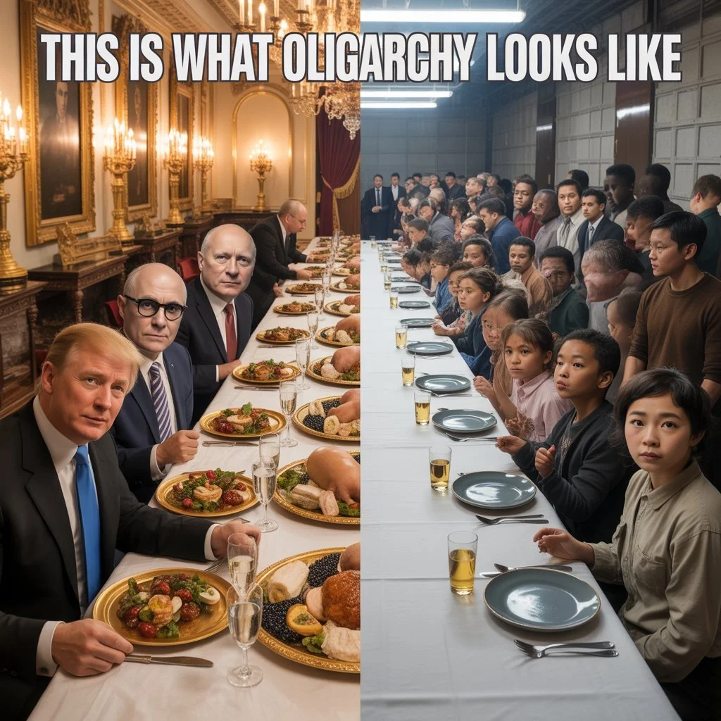 #WTFTrump? Oligarchy=They Get Richer. You Get Poorer. Here's Why.