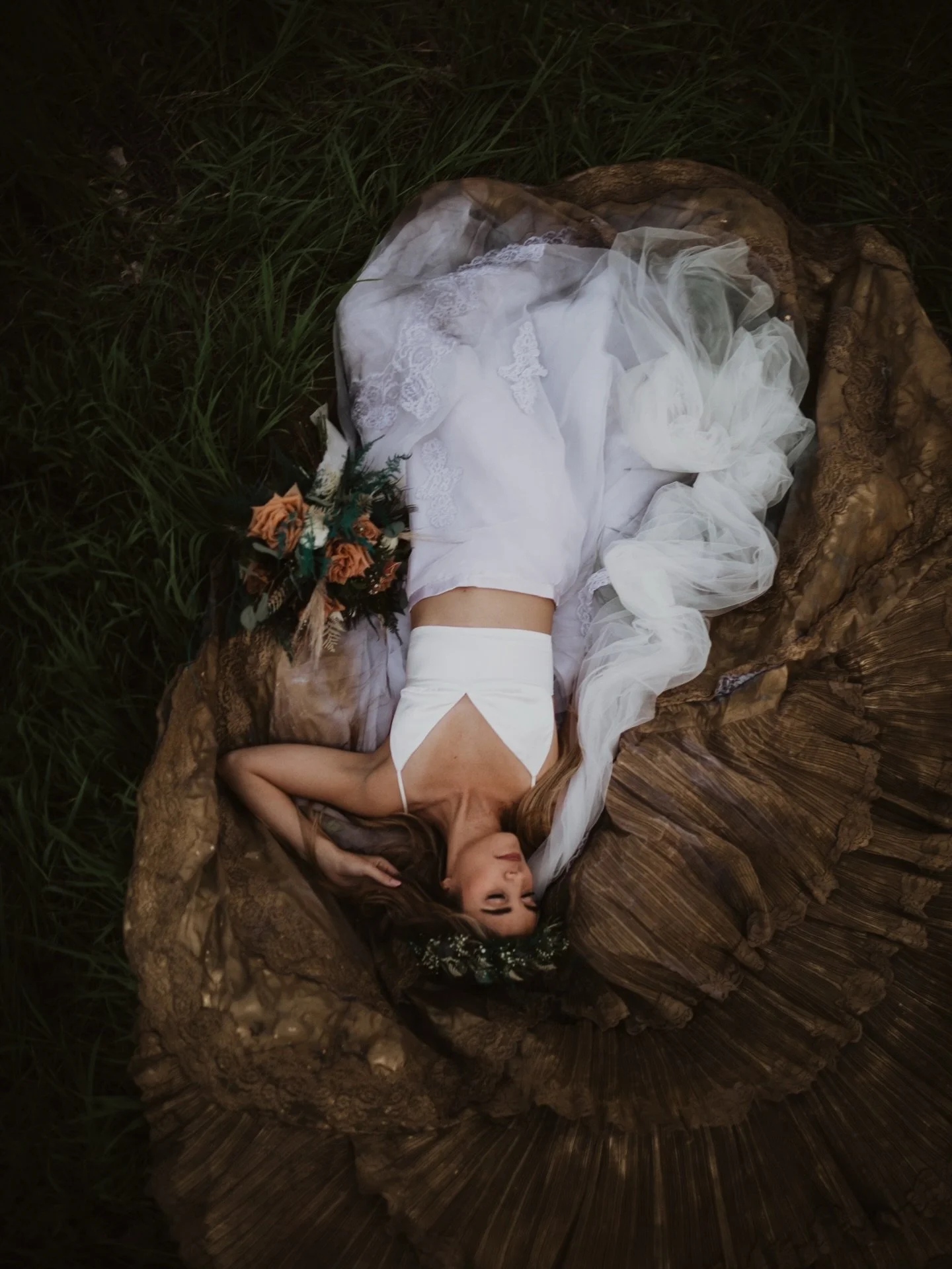 My advice? Your dress is going to get dirty. Just embrace it! Lie in the grass, dance on the beach, love your best life! And then find a good dry cleaner to deal with it later.