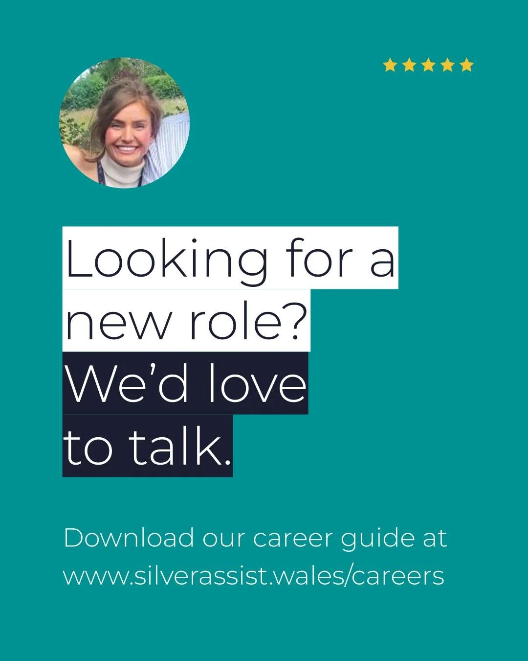 Looking for a new role? We’d love to talk!