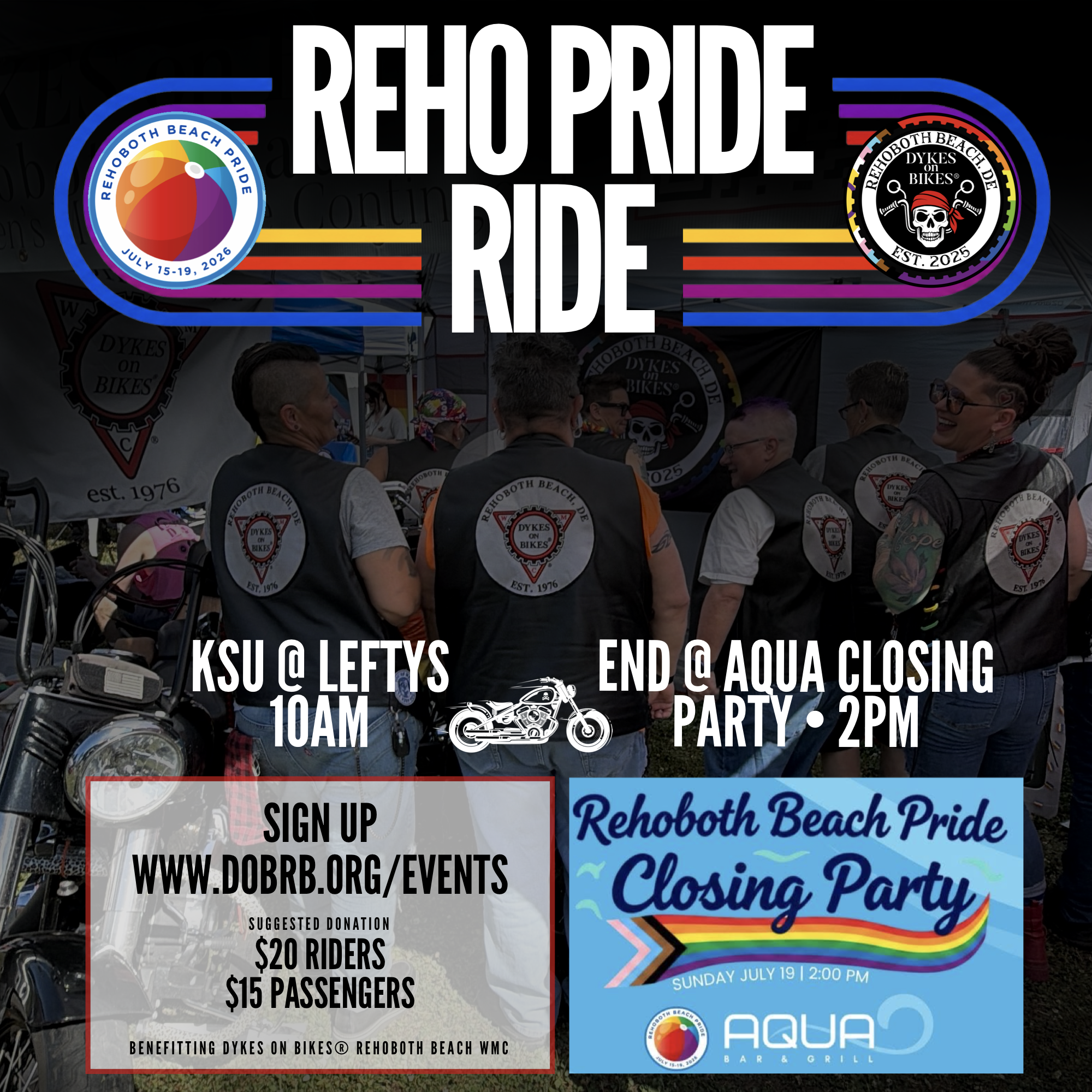 Rehoboth Beach Pride RIDE