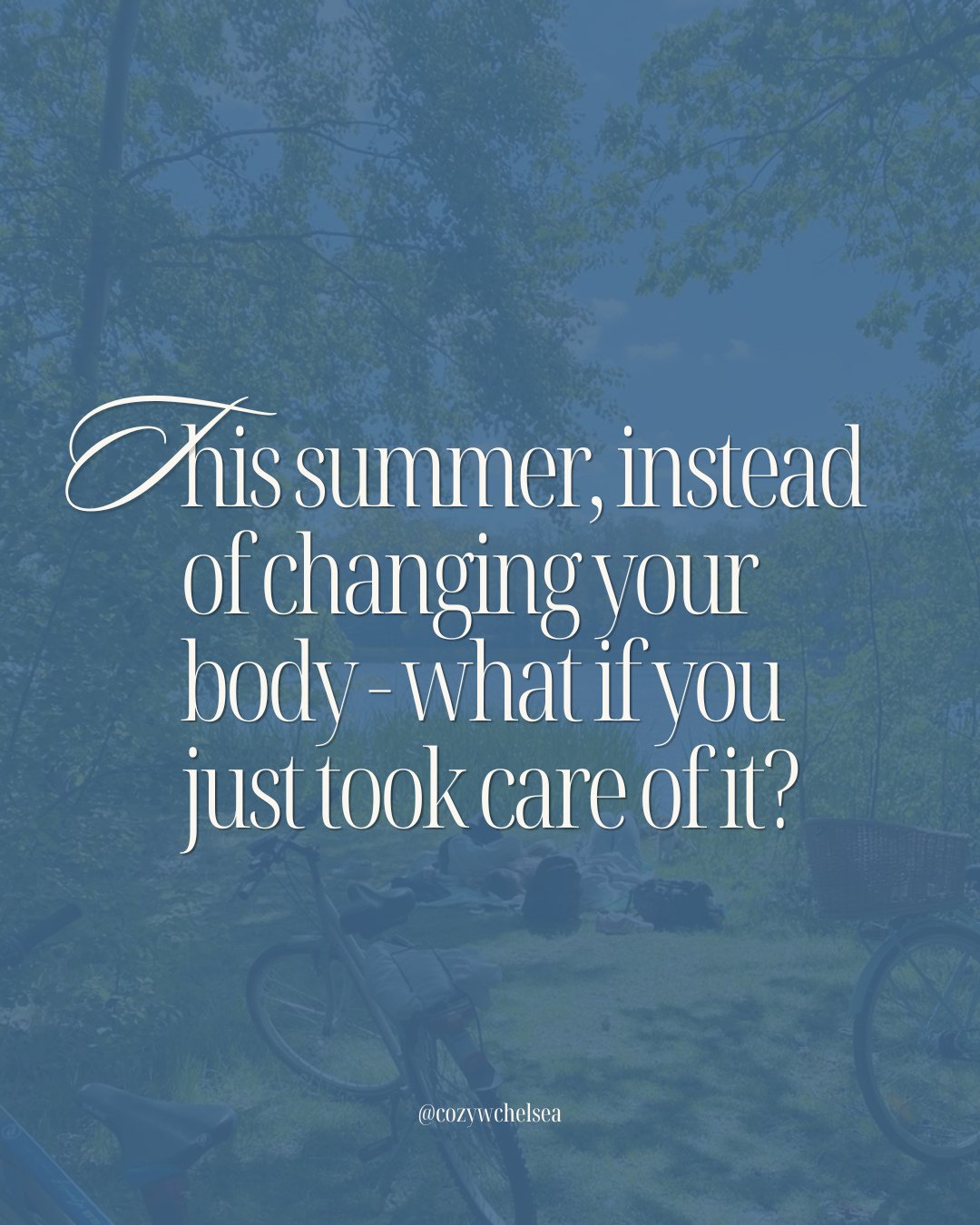 There's so much noise this time of year about having the perfect summer body or the ultimate glow-up. What if we just... didn't? What if self-care this summer looked like water, rest, play, and joy &mdash; consistently, all season long? ⁠
⁠
Save this