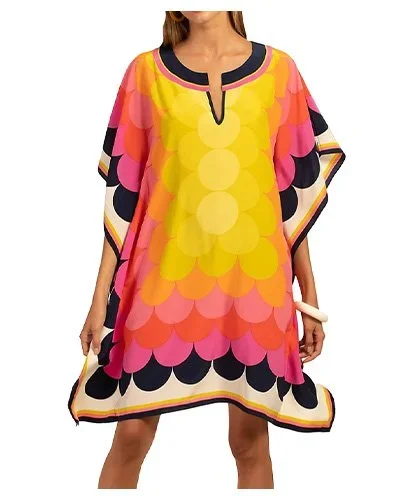 TRINA TURK Theodora Polka-Dot Shift Dress