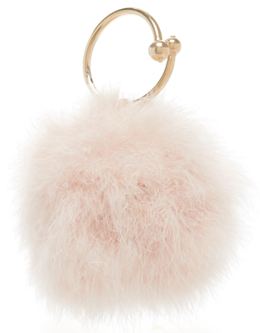 ROSANTICA Milady Knitted Feather Top Handle