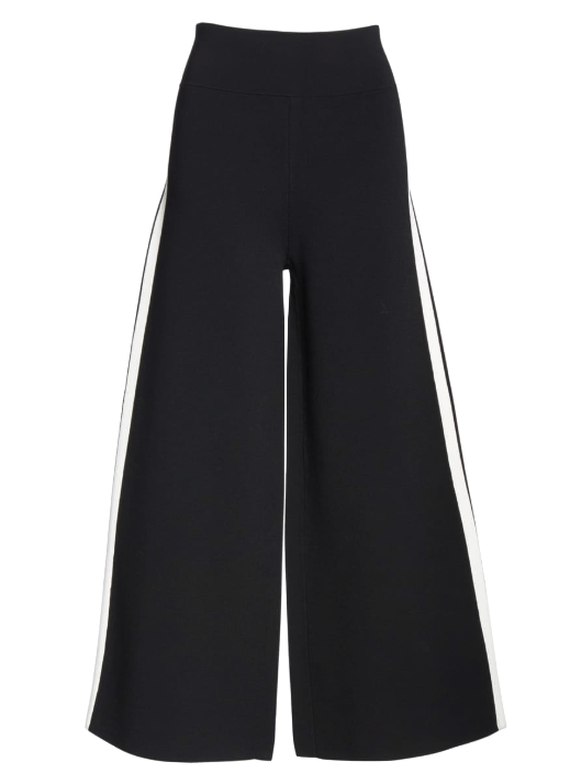 VERONICA BEARD Roland Cropped Sporty Wide-Leg Pants