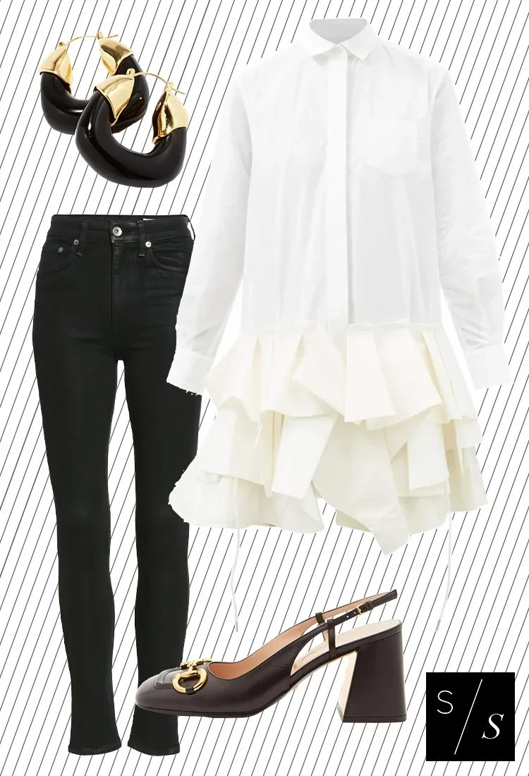 4 Ways to Dress Up Denim from Laura K. Sawyier