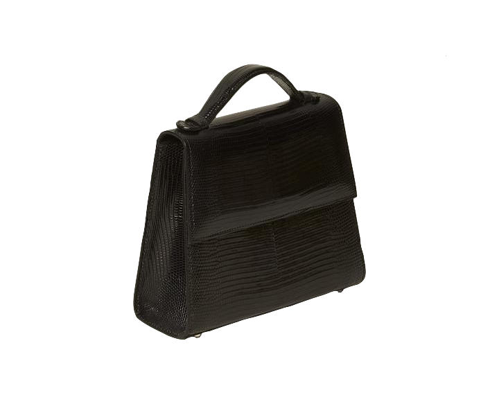 HUNTING SEASON The Small Top Handle Bag in Lizard