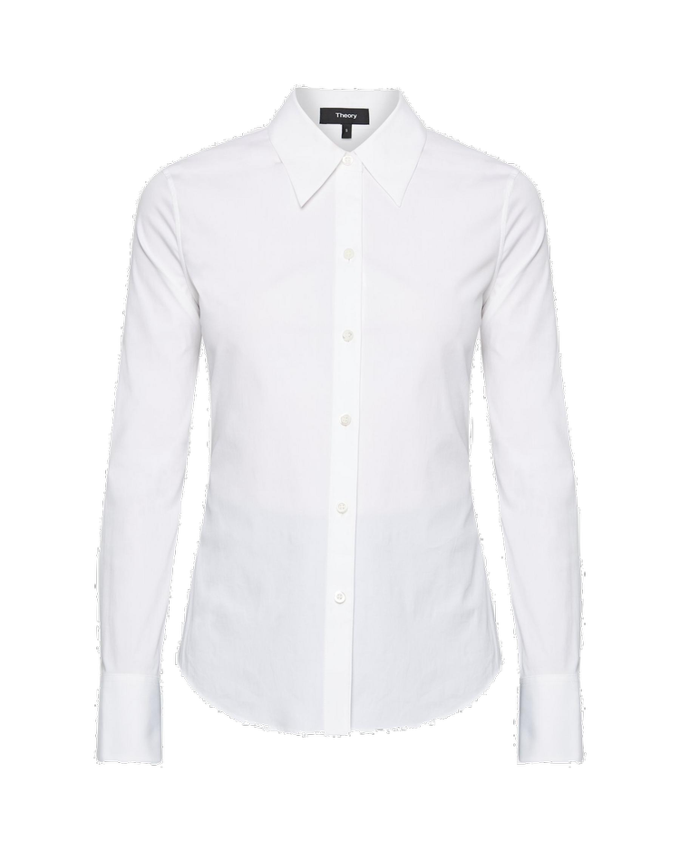 Theory White Button-Down