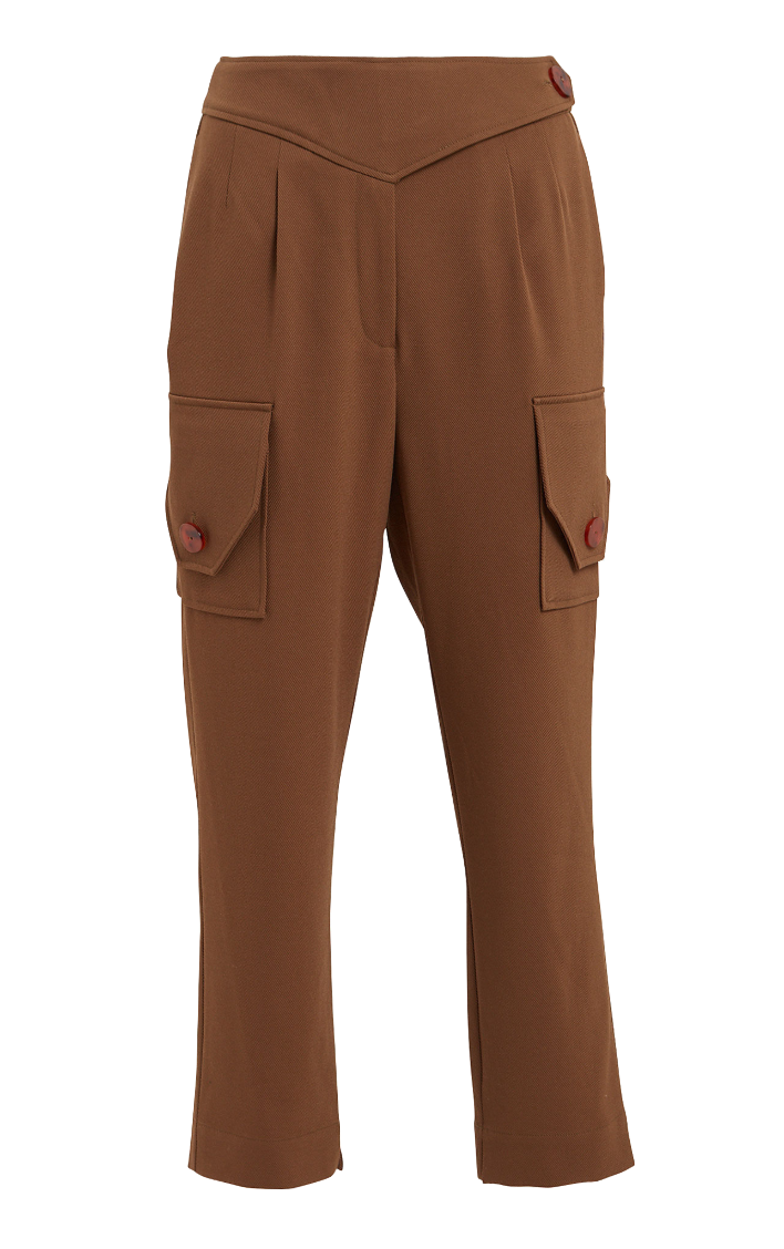 NICHOLAS Tapered Twill Cargo Pants