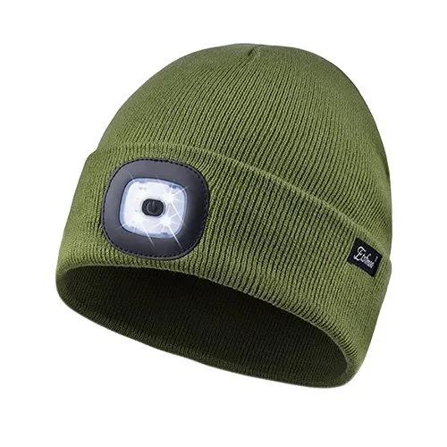 ETSFMOA  Unisex Beanie Hat with USB Rechargeable Light  $18.99