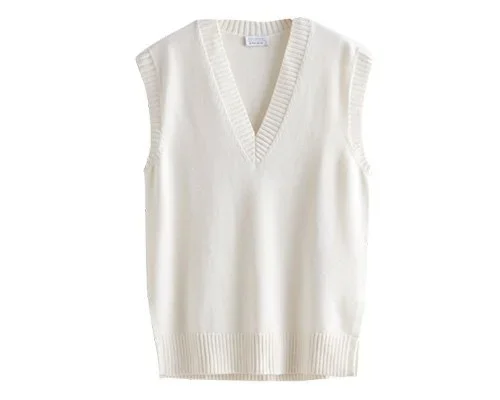 & OTHER STORIES Oversized Knit Vest  Layer this to neutralize prints and bright colors.