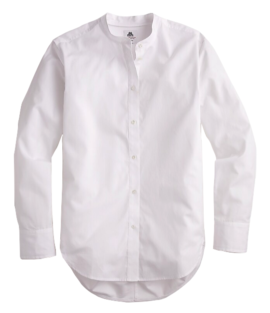 J.CREW Banded Collar Shirt