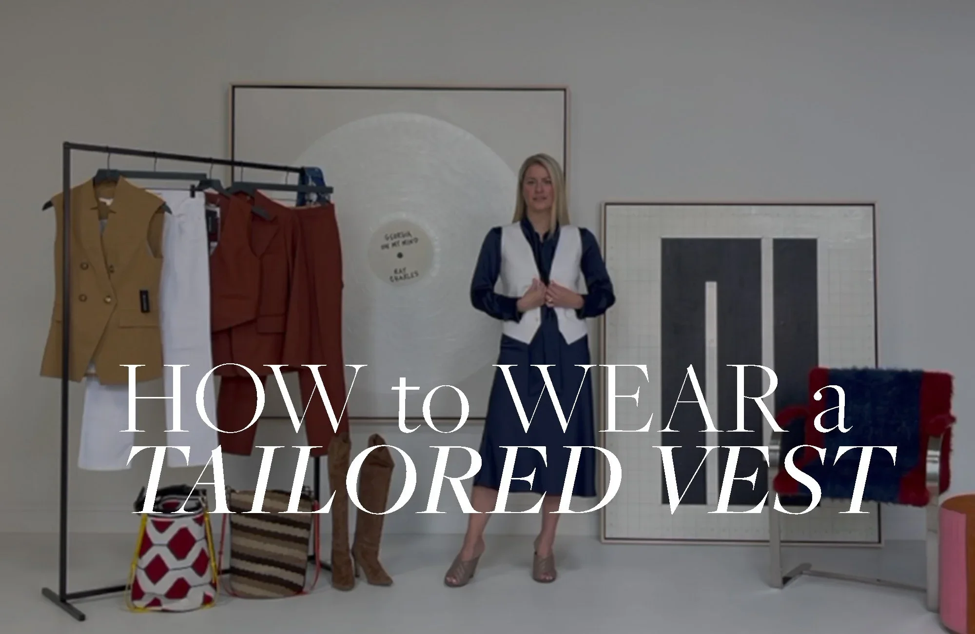 How to Wear a Tailored Vest from Laura K. Sawyier