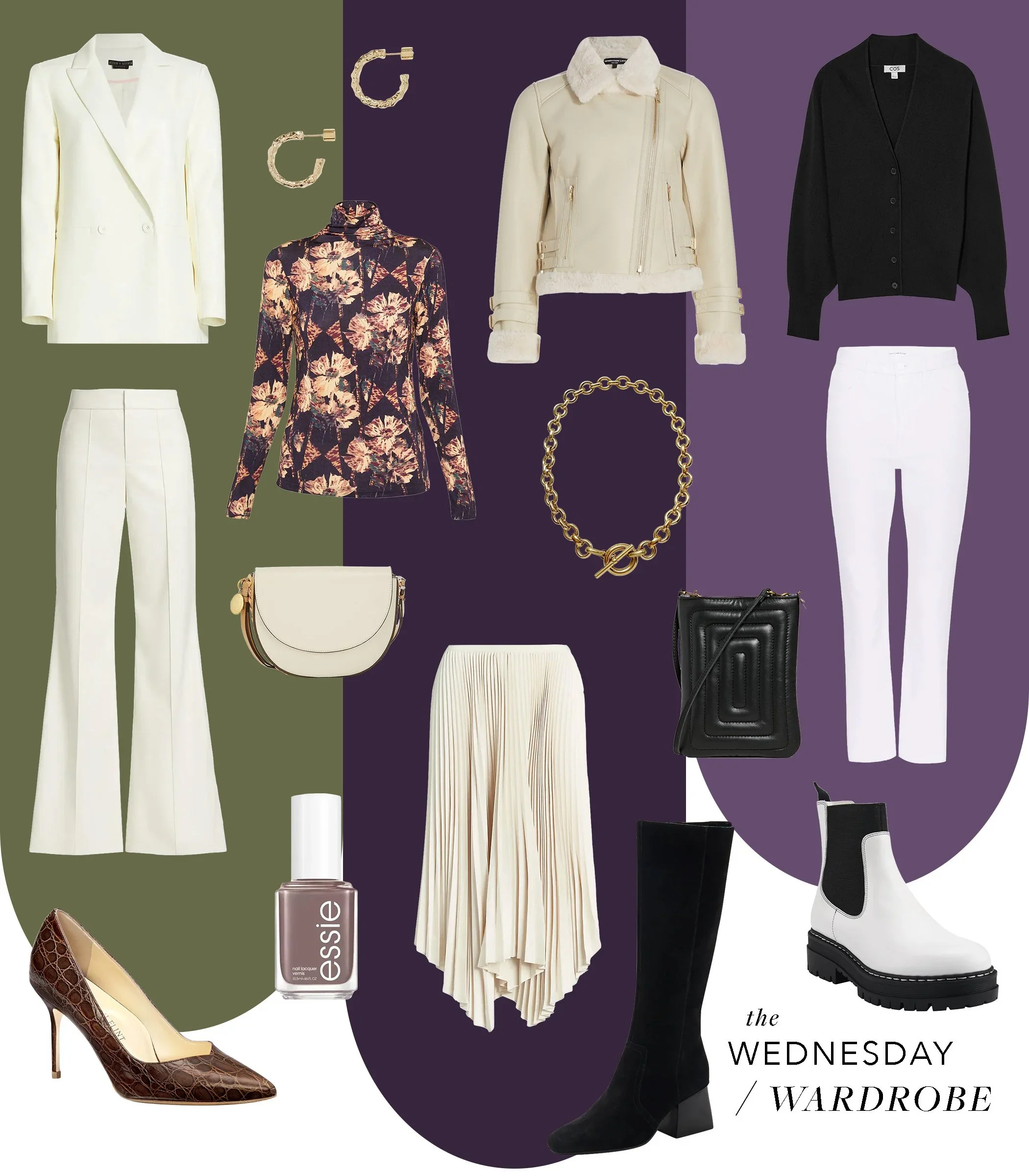 WEDNESDAY WARDROBE: Winter White Womenswear from Laura K. Sawyier
