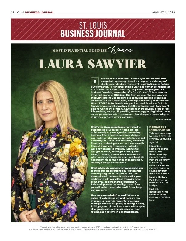 Laura recognized as Most Influential Business Women in St. Louis