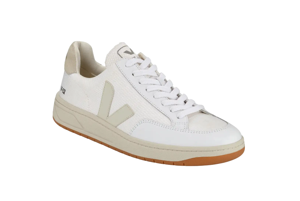 VEJA V 12 Perforated Leather Low-Top Sneakers