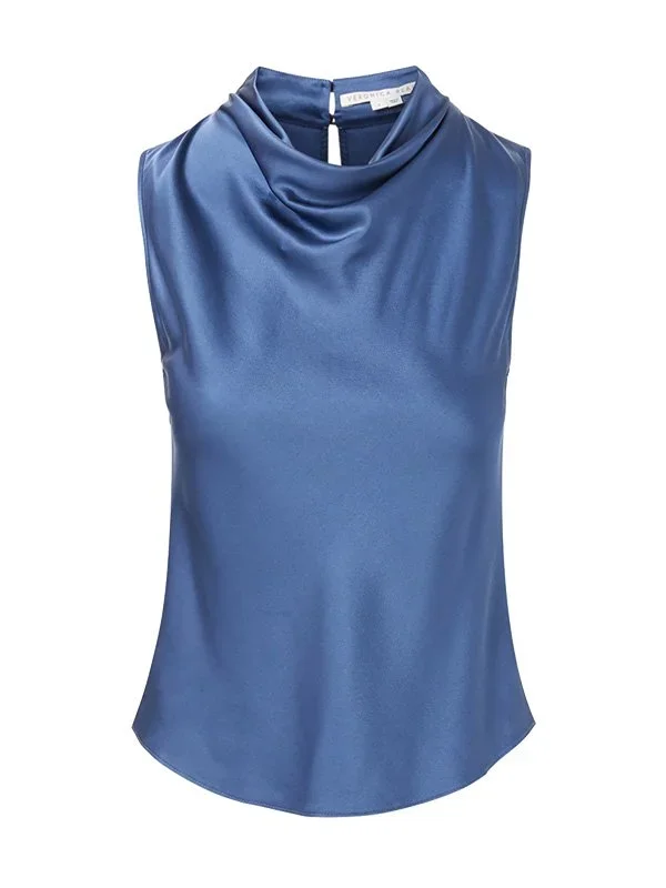 VERONICA BEARD Tam Stretch-Silk Top