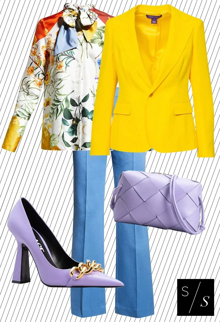 4 Ways to Mix + Match Bright Colors from Laura K. Sawyier
