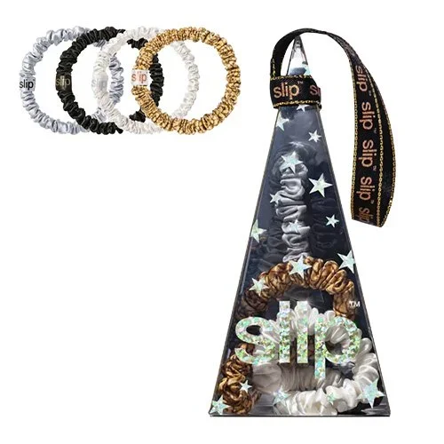 SLIP  Medusa Nights Pure Silk Skinny Scrunchie Set  $25
