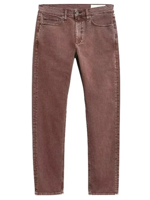 RAG & BONE Slim Fit Brown Authentic Stretch Jean