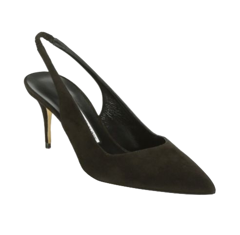 MANOLO BLAHNIK Erisli Suede Slingbacks