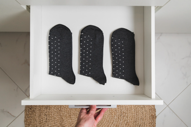 Sock Drawer Organization from Laura K. Sawyier