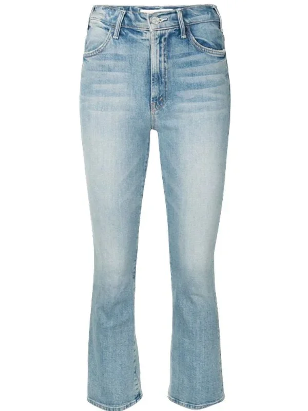 MOTHER Tripper Cropped Flared Jeans in I Confess