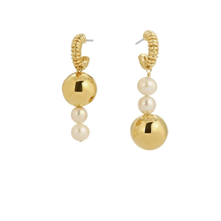 MONBOUQUETTE JEWELRY  Trois Bubble Drop Earrings  $425